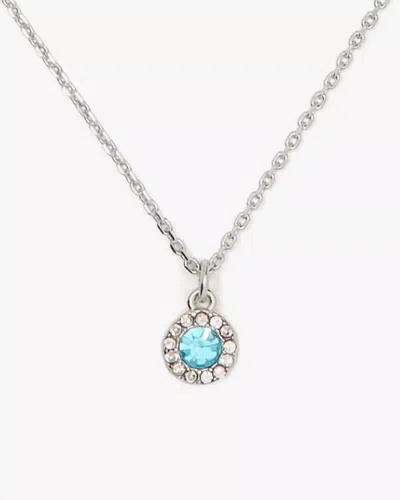 Kate Spade Outlet You're A Gem Pave Halo Pendant In White