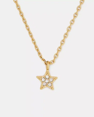 Kate Spade Outlet You're A Gem Pave Mini Star Pendant In Gold