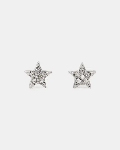 Kate Spade Outlet You're A Gem Pave Mini Star Studs In Metallic