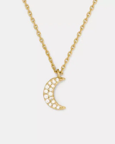 Kate Spade Outlet You're A Gem Pave Moon Pendant In Gold
