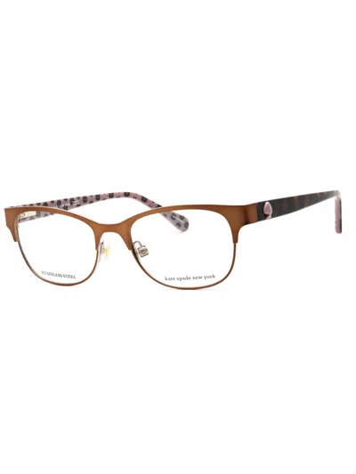 Kate Spade Oval Women's Eyeglasses - Carolina Style In Brown
