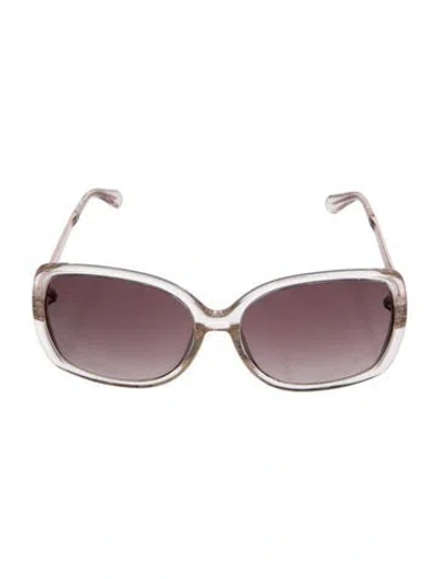 Pre-owned Kate Spade Oversize Gradient Sunglasses In Transparent
