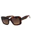 Kate Spade New York Bellamys 52mm Gradient Rectangular Sunglasses In Brown