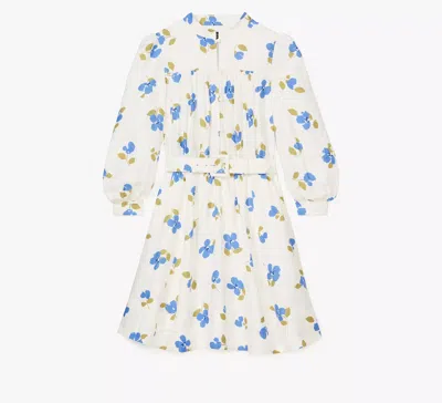 Kate Spade Painterly Bouquet Belted Shirt Dress