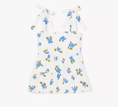 Kate Spade Painterly Bouquet Tiered Top