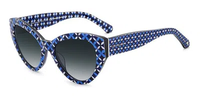 Kate Spade Paisleigh/s S6f/9o Women's Sunglasses Blue Size 55