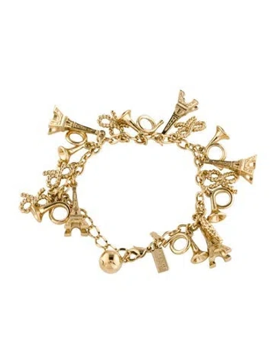 Pre-owned Kate Spade Parisian Lights Charm Bracelet, 8.25" In Multicolor
