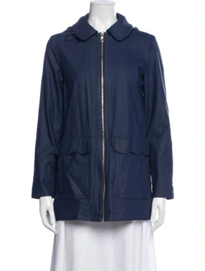 Pre-owned Kate Spade Parka In Blue