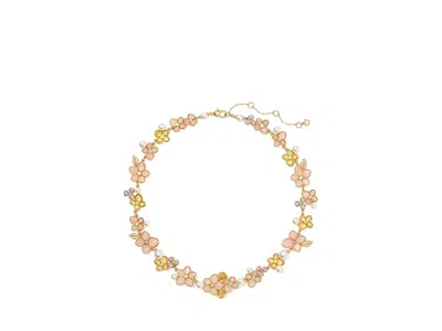 Kate Spade Pastel Petals Statement In Metallic
