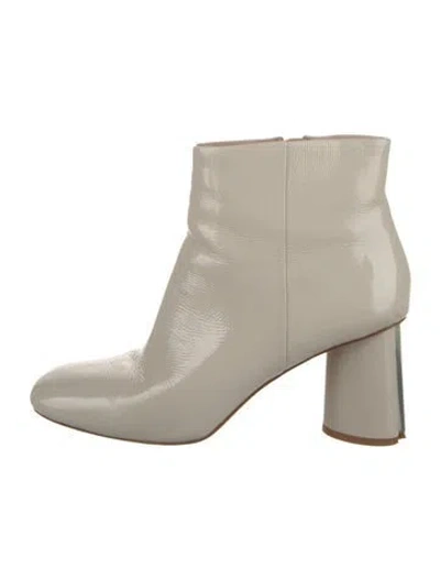 Pre-owned Kate Spade Patent Leather Boots In Neutrals