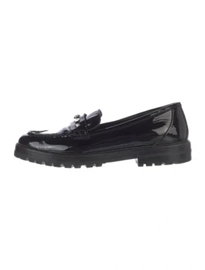 Pre-owned Kate Spade Patent Leather Crystal Embellishments Pumps In Black