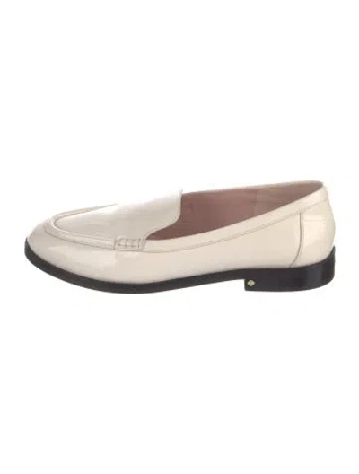 Pre-owned Kate Spade Patent Leather Loafers In Neutral
