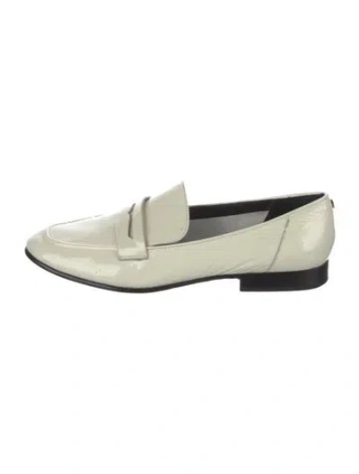 Pre-owned Kate Spade Patent Leather Loafers In Neutral