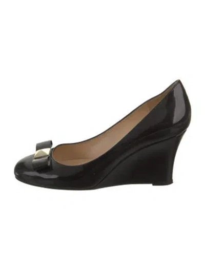 Pre-owned Kate Spade Patent Leather Pumps In Black