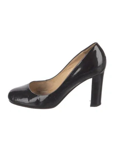 Pre-owned Kate Spade Patent Leather Pumps In Black
