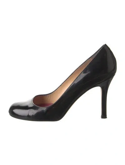 Pre-owned Kate Spade Patent Leather Pumps In Black