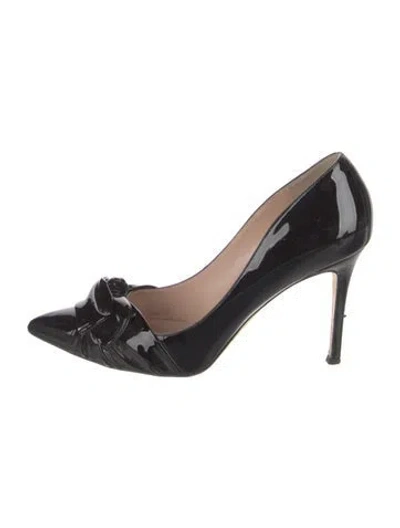Pre-owned Kate Spade Patent Leather Pumps In Black