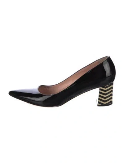 Pre-owned Kate Spade Patent Leather Pumps In Black