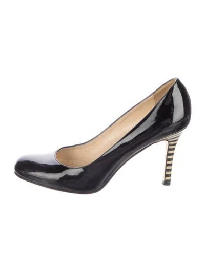 Pre-owned Kate Spade Patent Leather Pumps In Black