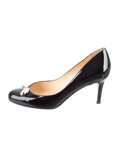 Pre-owned Kate Spade Patent Leather Pumps In Black