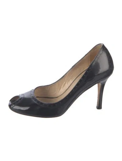 Pre-owned Kate Spade Patent Leather Pumps In Black