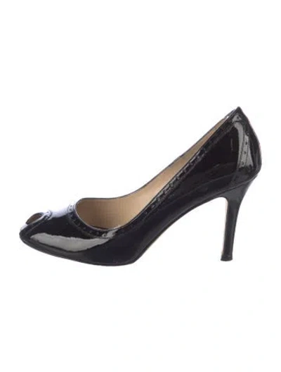 Pre-owned Kate Spade Patent Leather Pumps In Blue