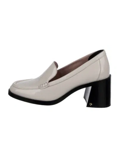 Pre-owned Kate Spade Patent Leather Pumps In Neutral