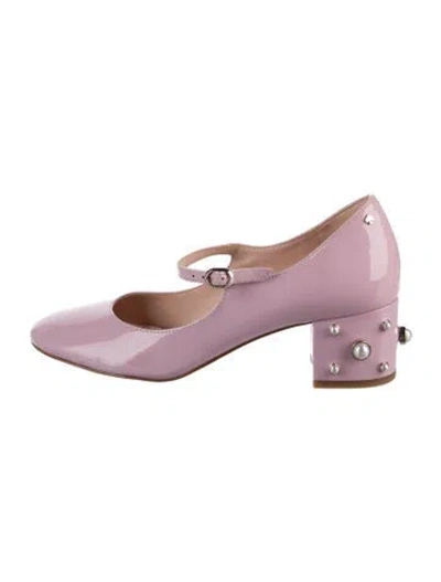 Pre-owned Kate Spade Patent Leather Pumps In Pink/purple