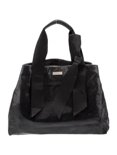 Pre-owned Kate Spade Patent Leather Top Handle Bag In Black