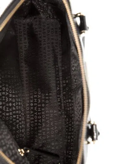 Pre-owned Kate Spade Patent Leather Top Handle Bag In Black