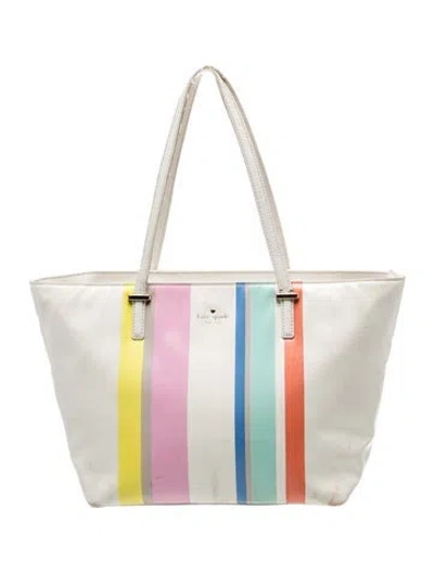 Pre-owned Kate Spade Patent Leather Tote In Multi