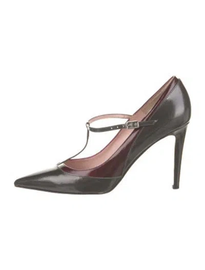 Pre-owned Kate Spade Patent Leather T-strap Pumps In Multi