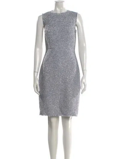 Pre-owned Kate Spade Patterned Knee-length Dress W/ Tags In Gray