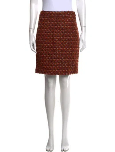 Pre-owned Kate Spade Patterned Mini Skirt In Multi