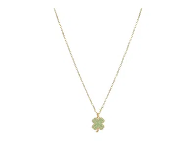 Kate Spade Pave Clover Pendant In Multi
