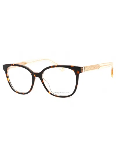 Kate Spade Payton Rectangular Eyeglasses For Women In Black