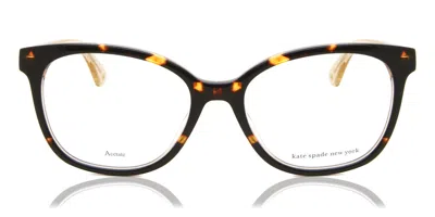 Kate Spade Payton 086 Occhiali Da Vista Tartarugatishell Per Donna (solo Montatura) In Black