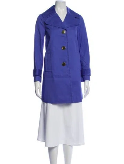 Pre-owned Kate Spade Peacoat In Purple