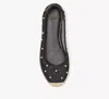 Kate Spade Pearl Fishnet Espadrille Ballet Flats