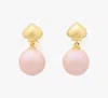 Kate Spade Pearlie Drop Earrings In Pink