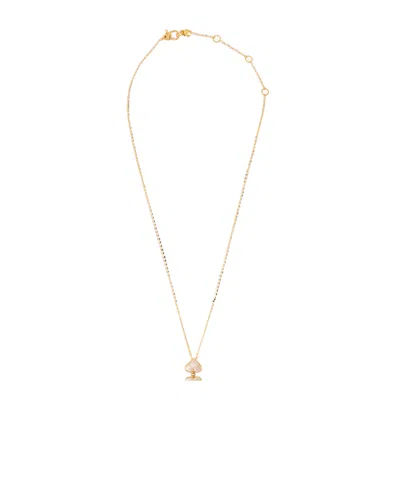 Kate Spade Pendant Necklace In Yellow