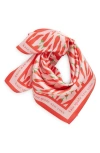 KATE SPADE PEPPERS SILK SQUARE SCARF