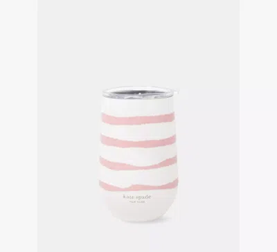 Kate Spade Pink Goddess Stripe Wine Tumbler