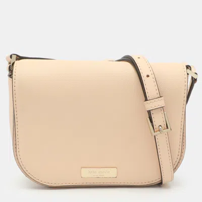 Pre-owned Kate Spade Pink Leather Crossbody Bag