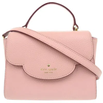Pre-owned Kate Spade Pink Leather Handbag Shoulder Bag ()