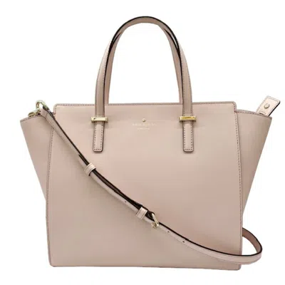 Pre-owned Kate Spade Pink Leather Handbag Shoulder Bag ()