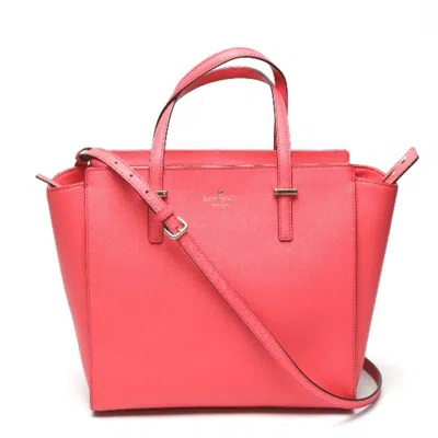Pre-owned Kate Spade Pink Leather Handbag Shoulder Bag Tote Bag ()