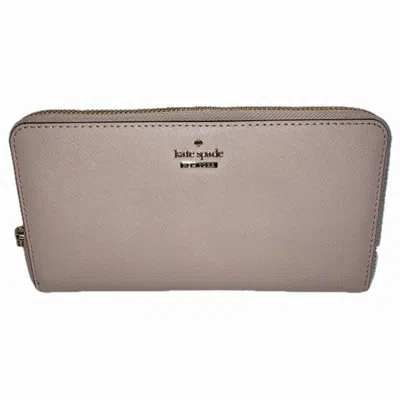 Pre-owned Kate Spade Pink Leather Long Wallet (bi-fold) ()