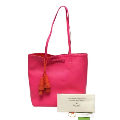 Pre-owned Kate Spade Pink Leather Tote Bag ()
