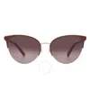 Kate Spade Pink Shaded Oval Ladies Sunglasses Izara/g/s 0c9a/3x 57